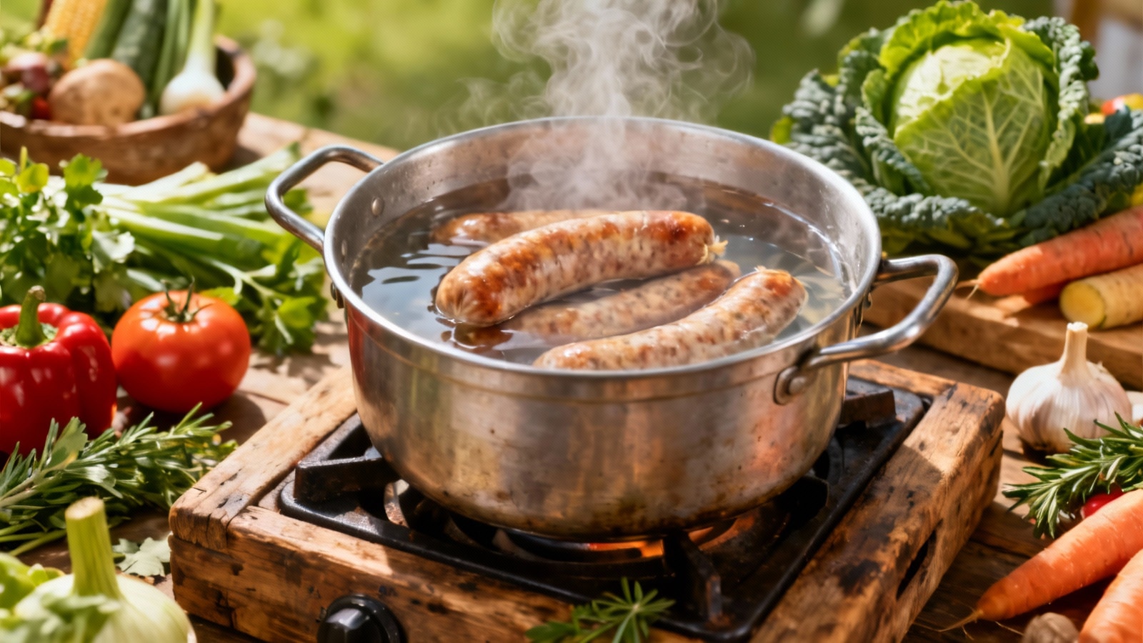 Cuisson Diots à Leau