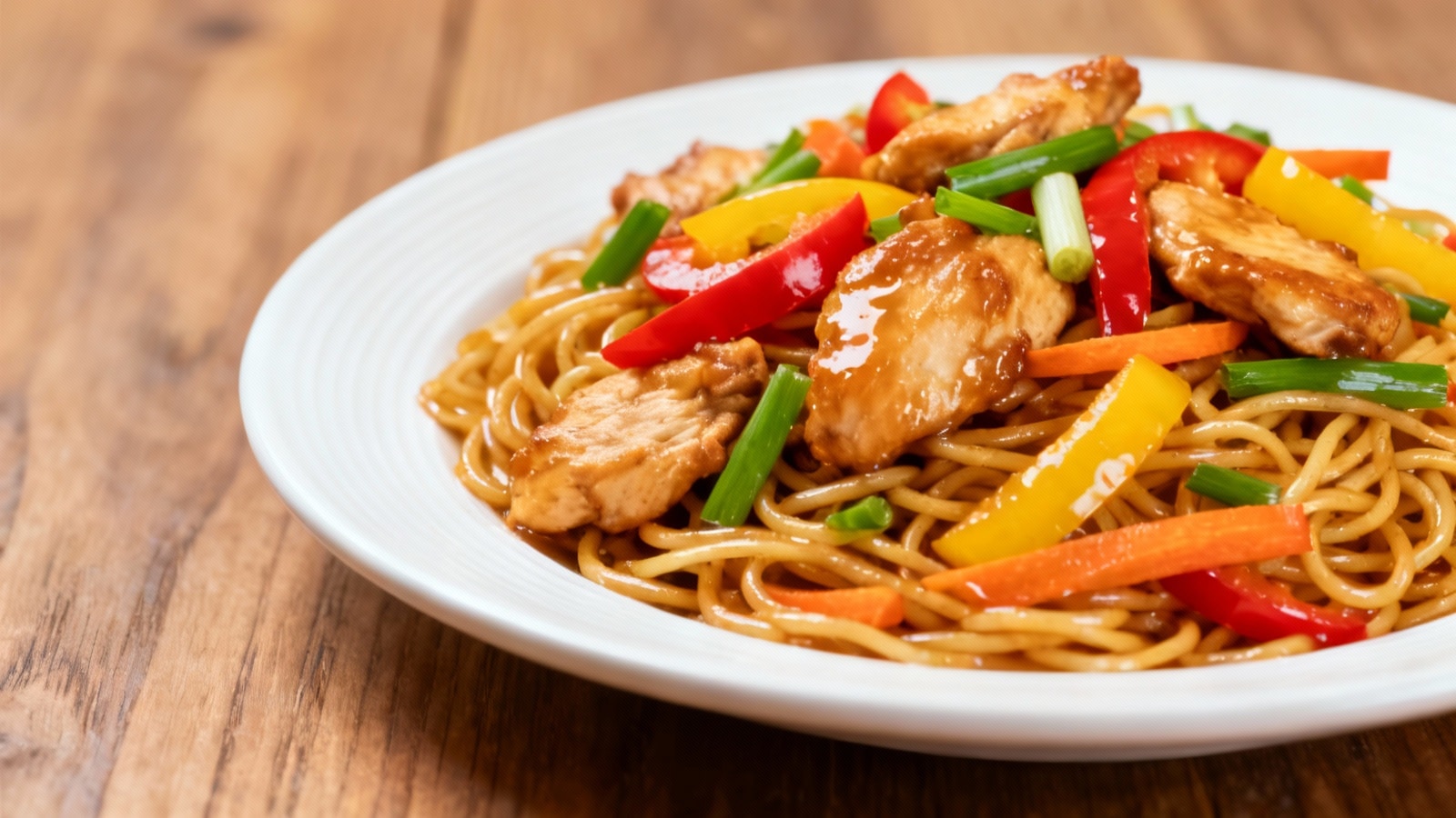 Nouilles sautées au poulet : recette et variantes pour tous les goûts ...
